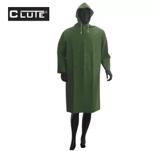 Abrigo de PVC Verde Clute