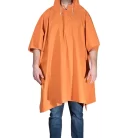 30903312-PONCHO-PVC-ECO-NARANJA-LIGERO-c.CAPUCHA-2.00X1.27-MATE-CLT-Delante