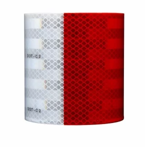 Cinta Reflectiva 3M 4″ Blanco/rojo 983-326 DG