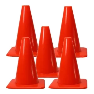 Cono de Seguridad de PVC NARANJA 12″ – 30CM