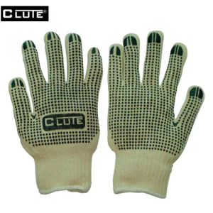 Guante de Hilo con Puntos de PVC – Clute