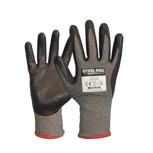 Guante Multiflex Cut-5 Nitrilo Foam Steelpro