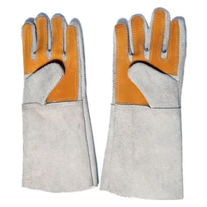 Guantes de Cuero Cromo de Soldador 18″
